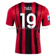 Series A Fussball Trikots AC Milan 2021-22 Theo Hernandez 19 Heimtrikot Kurzarm..